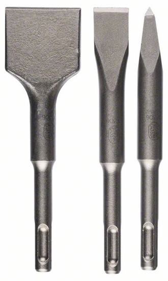 Picture of Bosch chisel set SDS plus 3 pcs  140 mm