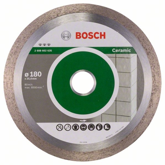 Picture of Bosch Diamentowa tarcza tnca BETTER FOR CERAMIC 180x25,4mm 2608602635