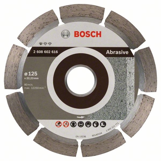 Picture of Bosch Diamentowa tarcza tnca STANDARD FOR ABRASIVE 125x22,2mm 2 608 602 616