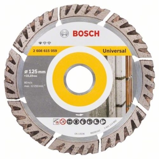 Picture of Bosch Diamond Abrasive Blade 125x22,23 Stnd. universal Speed
