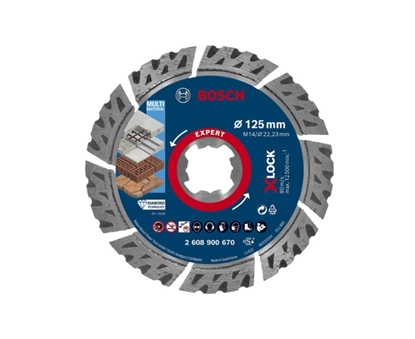 Picture of Bosch EXPERT X-LOCK Multi Material 125 x 22,23 x 2,4 x 12