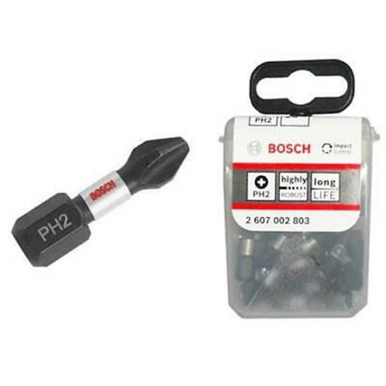 Picture of Bosch kocówka wkrcajca udarowa PZ2 x 25mm 25 sztuk (2607002804)