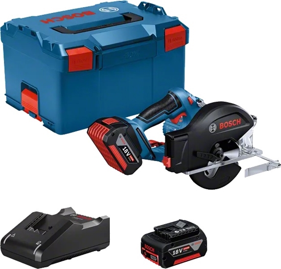 Picture of Bosch PILARKA TARCZ.GKM 18V-50 2X5.0AH LI-ION L=BOXX 238 DO METALU  BOSCH