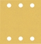 Picture of Bosch Sanding Pad C470,115x107 K120,10x