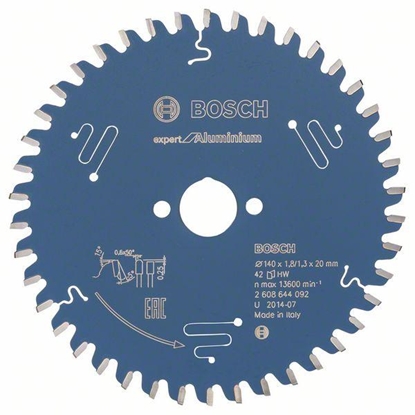 Attēls no Griešanas disks Bosch Expert for Aluminium 2608644094; 160x20 mm; Z52