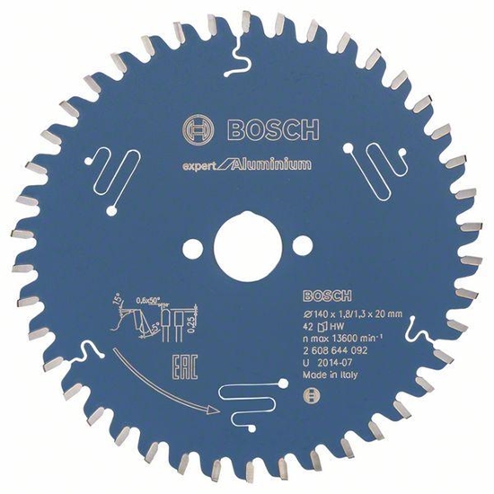 Picture of Griešanas disks Bosch Expert for Aluminium 2608644094; 160x20 mm; Z52