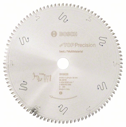 Attēls no Bosch Tarcza pilarska Top Precision Best for Multi Material 305 x 30mm 96z (2608642099)