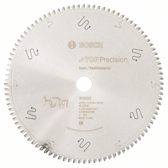 Picture of Bosch Tarcza pilarska Top Precision Best for Multi Material 305 x 30mm 96z (2608642099)