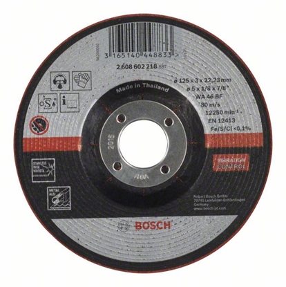 Attēls no Bosch TARCZA T27 125/3,0/22 ALU,STAL,INOX BOSCH