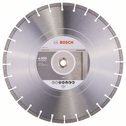 Attēls no Bosch Tarcza tnca diamentowa Standard for Concrete 400 x 25,4mm - 2608602545