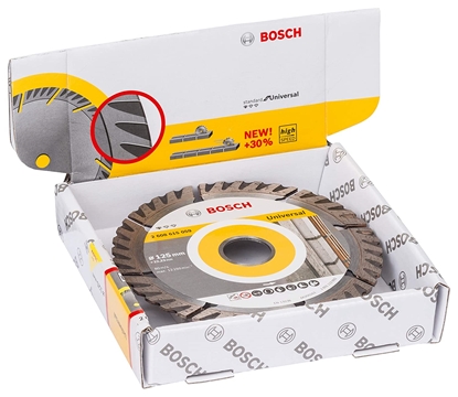 Attēls no Dimanta griešanas disks Bosch Standard for Universal; 125x22,23 mm; 10 gab.