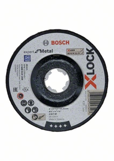 Picture of Bosch X-LOCK Grinding Disc 125X6mm EfM