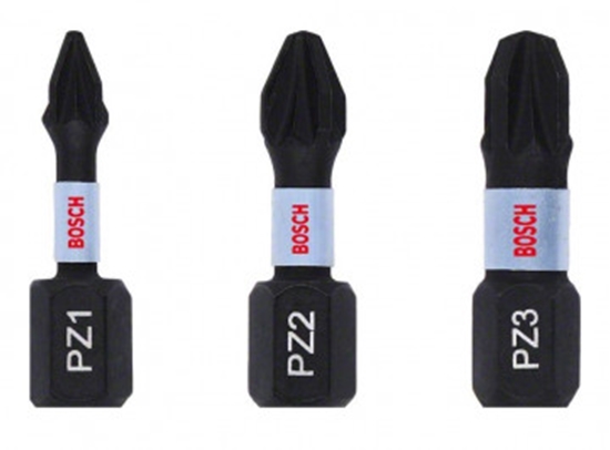 Picture of Bosch ZESTAW BITOW IMPACT CONTROL 3 SZT. 25MM / PZ1, PZ2, PZ3 / BOSCH