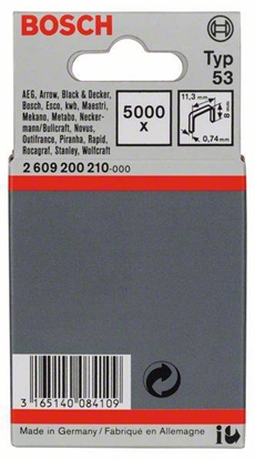 Attēls no Skavas Bosch 2609200210; 11,4x8,0 mm; 5000 gab.; tips 53