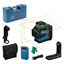 Picture of Bosch BOSCH.PLANE LASER GLL 80-33 G GREEN USB-C 1x BA 3.7 V 3.0 Ah XL + HANDLE LB 10 + CLAMP DK 20 CASE