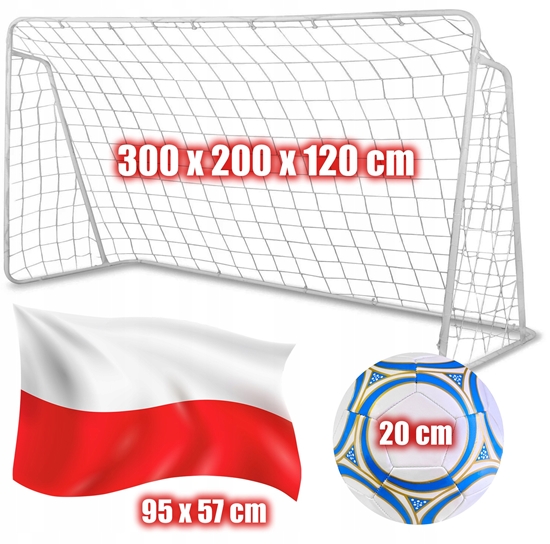 Изображение BR3 BRAMKA PIKARSKA METALOWA SIATKA      300X200CM