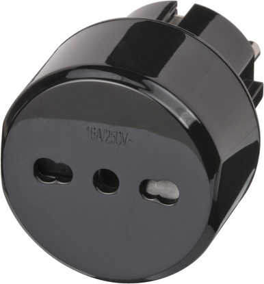 Picture of Brennenstuhl Adapter Travel  Stecksystem DE/Aufsatz Italien