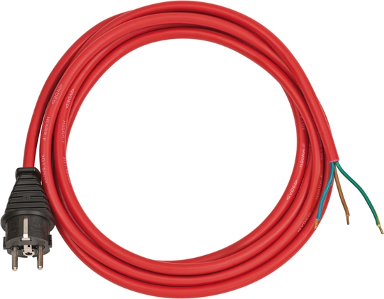 Изображение Brennenstuhl Anschlusskabel  IP44 3m rot mit Stecker