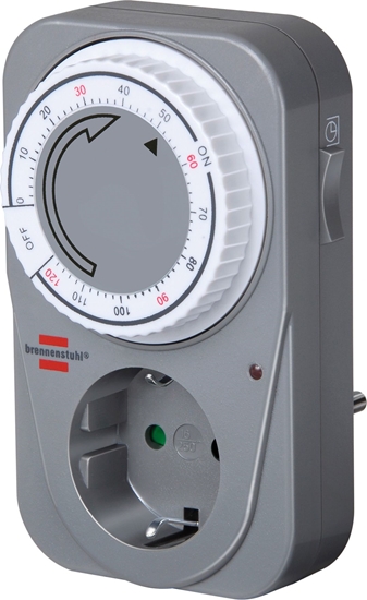 Изображение Brennenstuhl Mechanischer Countdown Timer  MC 120  grau