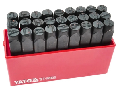 Attēls no Burtu iesitēju komplekts Yato YT-6863; 8 mm; 27 gab.