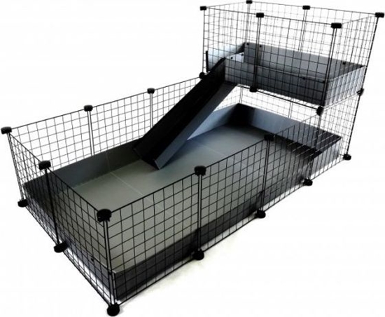 Picture of C&C Klatka moduowa C&C 4x2 + Loft 2x1 + Rampa szara