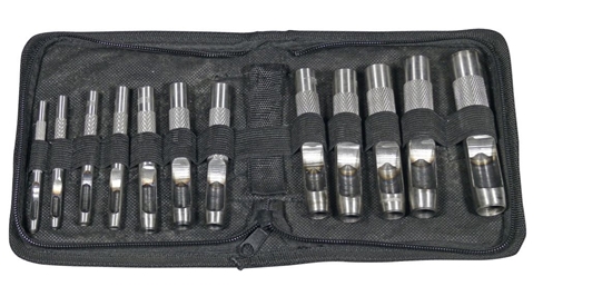 Изображение Caurumsitis ādai Condor Werkzeug C0080/12; 3-16 mm; 12 gab.