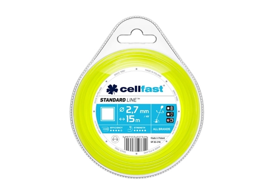 Picture of Cellfast yka tnca standard 2,7mm / 15m, kwadrat (35-016)