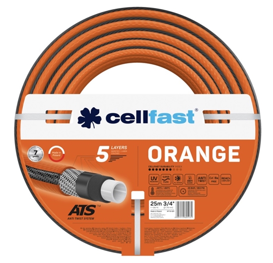 Picture of Cellfast W ogrodowy ORANGE 3/4" 25m C15-021
