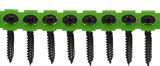 Изображение Cietie reģipša skrūves lentā koka/tērauda profiliem, fosfatētas Essve 550552; 3,9x55 mm; 1000 gab.