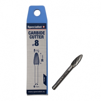 Attēls no Cietmetāla frēze Specialist 64/9-0804; 8x20x6 mm