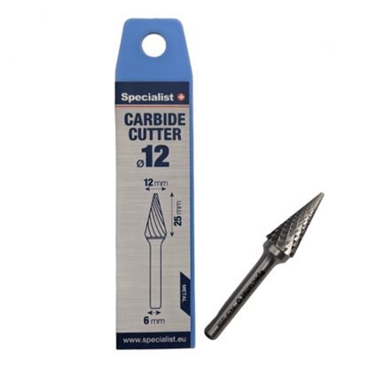 Attēls no Cietmetāla frēze Specialist 64/9-1206; 12x25x6 mm