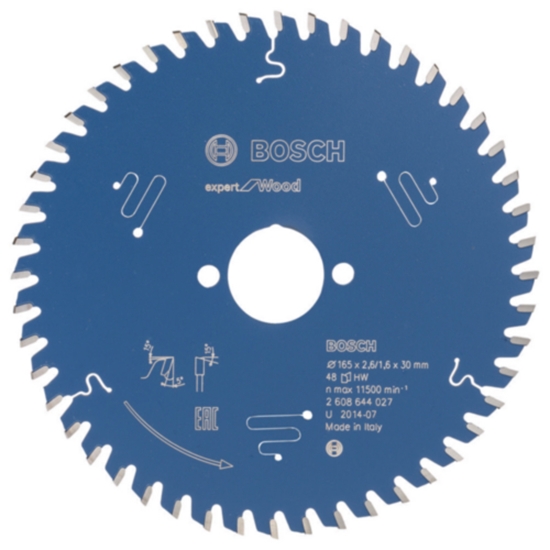 Picture of Griešanas disks kokam Bosch Expert for Wood 2608644027; 165x30x2,6 mm