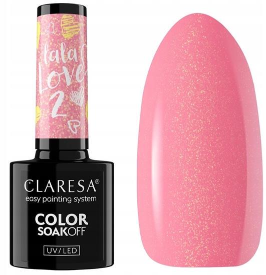 Picture of CLARESA Lakier hybrydowy La La Love 2 5ml