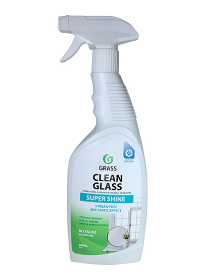 Изображение Clean Glass Super Shine logu un spoguļu tīrīšanas līdzeklis, 600 ml (12gb/kastē)