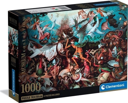 Изображение Clementoni Puzzle Compact Museum Bruegel: The Fall Of The Rebel 1000 elementów (39972)