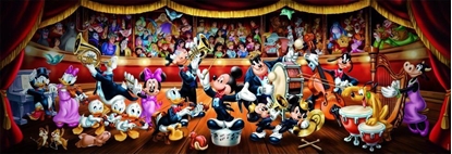 Изображение Clementoni Puzzle Panorama Disney Orkiestra 1000 elementów (37067)