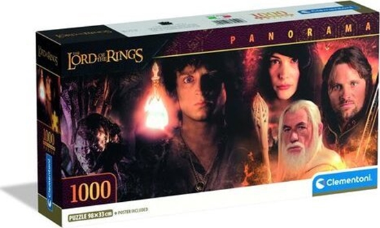 Изображение Clementoni Puzzle Panorama Wadca Piercieni 1000 elementów (39502)