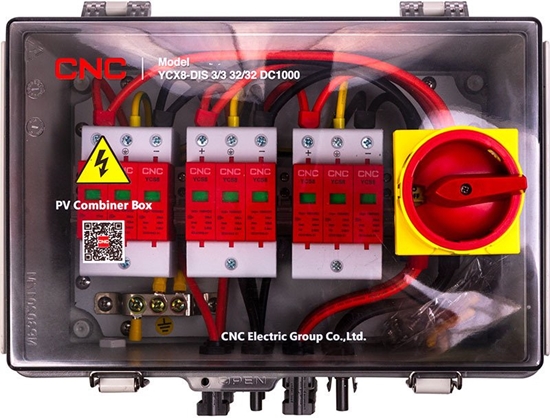 Picture of CNC CNC PV atjungimo skydelis, DC 3in-3out, IP66