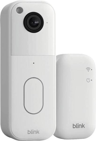 Изображение Commax Blink Video Doorbell - 2nd Gen - inteligentny dzwonek - z kamer - bezprzewodowy - 802.11b/g/n - 2.4 Ghz - biay