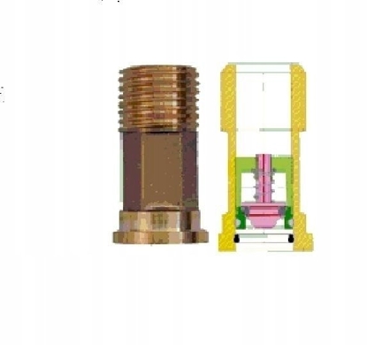 Picture of cznik z zaworem zwrotnym BKM 3/4 z nakrtk