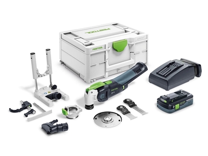 Изображение Daudzfunkciju instruments Festool OSC 18 HPC 4,0 EI-Set VECTURO; 18 V; 1x4,0 Ah akum.