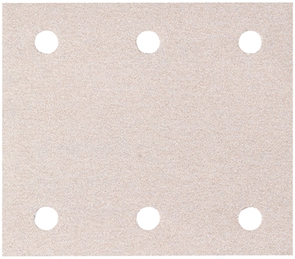 Изображение Daudzfunkcionālajām orbitālajām slīpmašīnām paredzētā smilšpapīra loksnes 114x102 mm; P40; 10 gab.