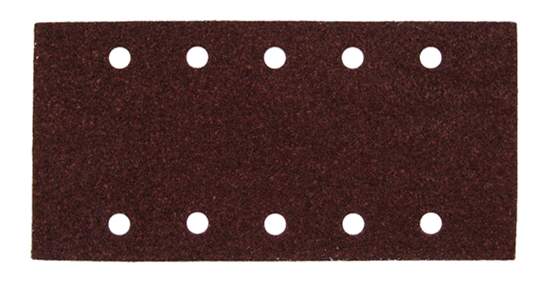 Изображение Daudzfunkcionālajām orbitālajām slīpmašīnām paredzētā smilšpapīra loksnes 229x115 mm; P150; 10 gab.