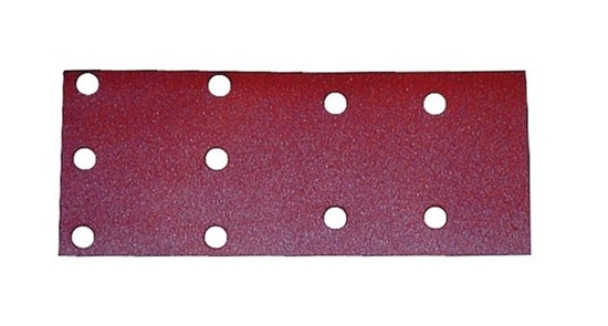 Изображение Daudzfunkcionālajām orbitālajām slīpmašīnām paredzētā smilšpapīra loksnes 240x100 mm; P240; 10 gab.