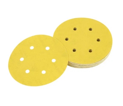 Изображение Daudzfunkcionālajām orbitālajām slīpmašīnām paredzētā smilšpapīra loksnes DeWalt DT3122-QZ; 150 mm; K60; 10 gab.