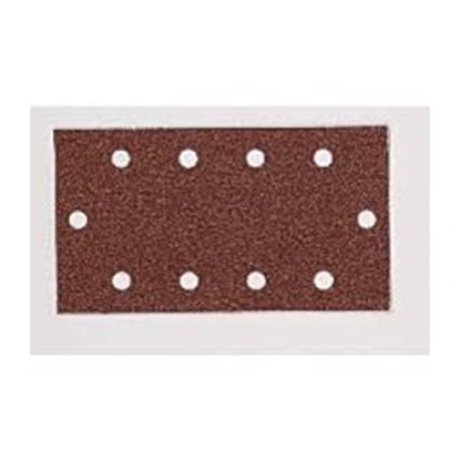 Изображение Daudzfunkcionālajām orbitālajām slīpmašīnām paredzētā smilšpapīra loksnes Virutex 8491234; 93x230 mm; G80; 8 gab.