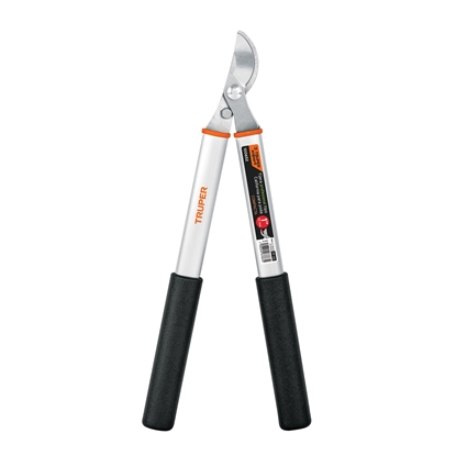 Изображение Dārza grieznes ar izliektu āķveida asmeni un spēka pārnesumu Truper TF-112; 380 mm