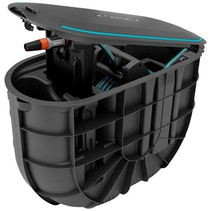 Picture of Dārza šļūtenes turētājs Gardena Undercover Hose Box RollUp M; 20 m