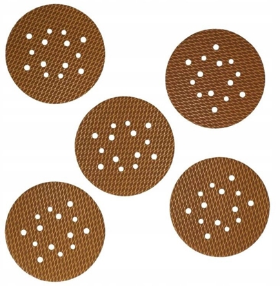 Picture of Dedra Tarczki cierne Anti-clogg 225mm, 600, rzep, zestaw 5szt