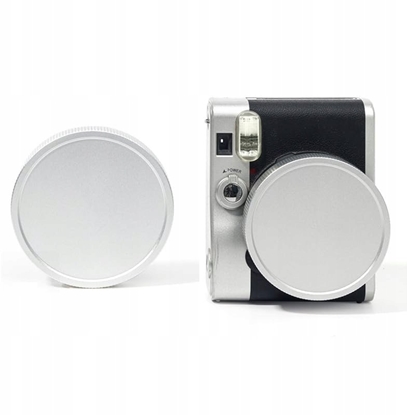 Picture of Dekielek Ochronny Dekiel Osona Na Obiektyw Do Fujifilm Fuji Instax Mini 90 / Srebrny